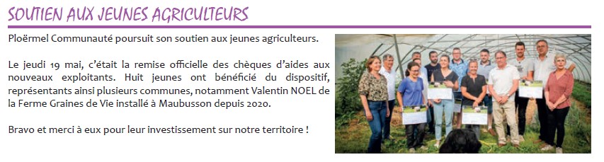 soutien aux agri
